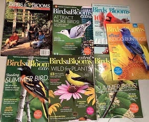 7 BIRDS & BLOOMS MAGAZINES & EXTRA VAR ISSUES 1996, 3-2018 3-2021 - Imagen 1 de 8
