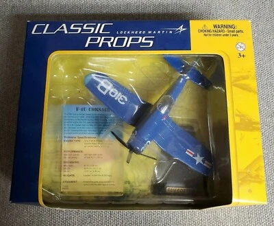 Motor Max Classic Props F-4U CORSAIR 1/100 Diecast 77000 NEW - Image 1 of 4
