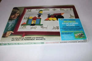 Vintage Sealed 402 Child Guidance Magnetic Basic Form Board 33 Forms - Picture 1 of 2