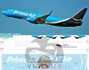 V1 Decals Boeing 737-800 Amazon Prime Air for 1/144 Revell Model Airplane Kit - Bild 1 von 8
