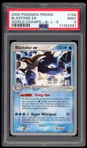 Tarjeta Pokémon 2006 PSA 9 como nueva Blastoise ex B-L-S World Championships Deck - Imagen 1 de 2