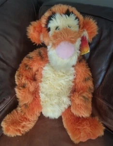 Tigger Disney Store Exclusive Cuddler Shaggy Plush Animal Rare ~ Coily Tail +tag - Picture 1 of 6