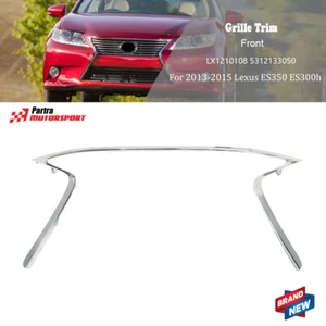 Para Lexus ES350 ES300h 2013-2015 cromo ajuste en la parrilla del parachoques moldura de la parrilla delantera - Imagen 1 de 11