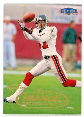 1998 Fleer Tradition Bert Emanuel Card  #154 Football - Image 1 of 4