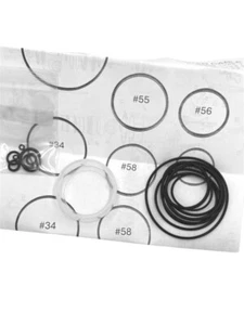 O-rings +Seal 649695-00 Kit compatible for Porter Cable FN250C Types 1-3 - Picture 1 of 2