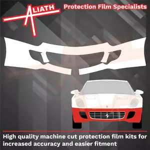 Fits Ferrari 599 GTB 2006-12 Front Bumper Stone Chip Guard Paint Protection Film - Picture 1 of 3
