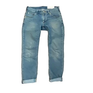 1017 Rare Ship Jet Blue Ready Jeans Medium 28 Japan - Picture 1 of 5