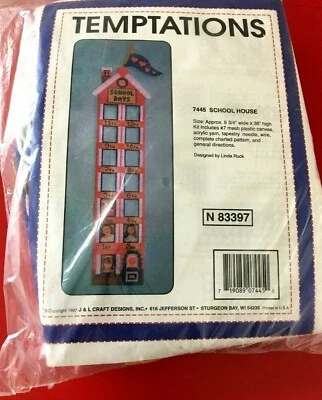 1997 J & L Craft Designs "Temptations" # N 83397 School  House NOS - Image 1 of 4