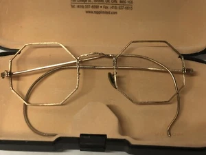 VINTAGE USA 1/10 12K GF Octagon GOLD glasses eyeglasses frames - Picture 1 of 6