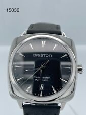 15036- Briston Unisex Clubmaster Automatic Watch with Leather Strap.