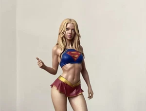 Supergirl 25 cm figure,Sla 3D Printed, Painted - Picture 1 of 2