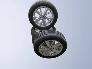 original 17 Zoll Alu Radsatz Kompletträder Sommerräder 215/55R17 Audi Q2 GA - Bild 1 von 7