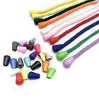 20Pcs Plastic DIY Cord Ends Bell Stopper With Lid Lock Ends Cap for Clothes Bags