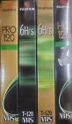 LOT Of 4 Fujifilm HQ & Pro 120 6 Hours VHS Video Cassette Tapes Brand NEW SEALED