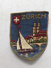 Vintage Zurich Switzerland European Travel Souvenir Sailing Patch Swiss