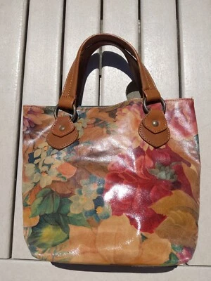  BOLSA DE COURO FLORAL MAURIZIO TAIUTI, FEITA NA ITÁLIA,  - Imagem 1 de 4