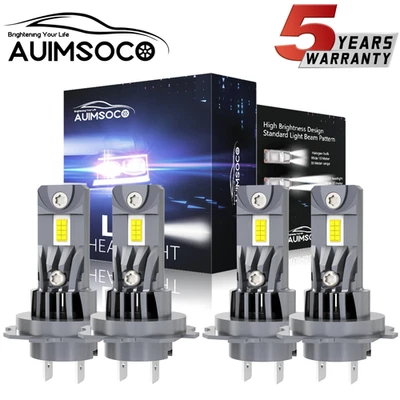 适用于保时捷 Macan 2015 - 2016 6500K 白色 LED 车头灯高低灯泡组合 — 第 1/4 张图片