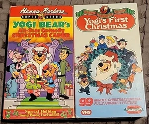 Yogi Bear VHS LOT: Yogi's First Christmas (1989) & All-Star Comedy Caper Barbera - Bild 1 von 6