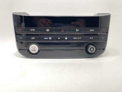 Jaguar F-Pace 2018 controlador de aire acondicionado térmico con botón de arranque negro 45531 Foto 1 de 4