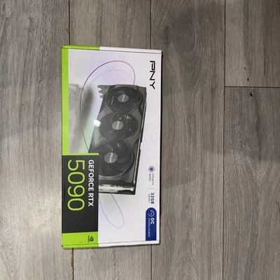 PNY Geforce RTX 5090 OC D7 32GB Triple Fan / Gaming Graphics Card / Express - Image 1 of 4