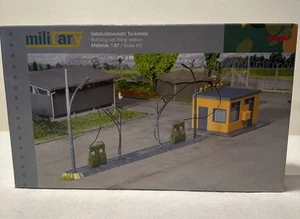 Herpa Militar Edificio Set Estación de Servicio Escala 1/87, Escala HO ¡NUEVO! - Imagen 1 de 8