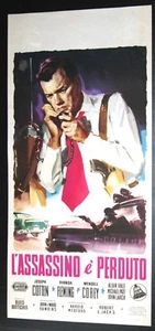locandina film THE KILLER IS LOOSE Joseph Cotten 1956 POLIZIESCO NOIR - Picture 1 of 1