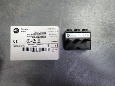 NEW Allen-Bradley 140M-C-WTN Busbar Feeder Terminal - Image 1 of 2