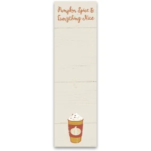 Bloc de notas ~ "Especias de calabaza y todo lo bonito" ~ Papel/tableta/Carta/Lista/Café/Latte - Imagen 1 de 1