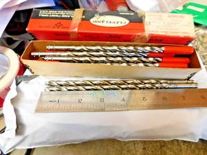 0.3100"  drill bit - 5 pcs. - made in USA.  CLEVELAND TWIST DRILLS - Picture 1 of 3
