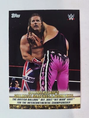 2019 Topps WWE SummerSlam Greatest Matches & Moments #GM-7 BRITISH BULLDOG - Image 1 of 2