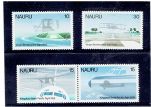 NAURU 1979 First Powered Flight CV $1.60 - Picture 1 of 1