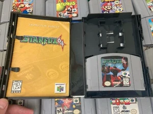 Star Fox 64 Authentic mit Handbuch. Custom Case! Nintendo 64! Getestet und funktionsfähig - Bild 1 von 5