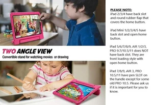 EVA FOAM Kids Heavy Duty Tough Carry Case Cover iPad ( Air 4th) A2316 A2324 A232 - Picture 1 of 25