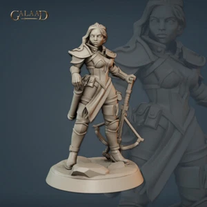 Arquero Pinup Femenino - Miniaturas Galaad - Mazmorras y Dragones - Imagen 1 de 1