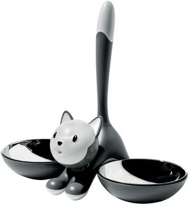 Alessi - AMMI09 G - Tigrito, Katzenschale - grau