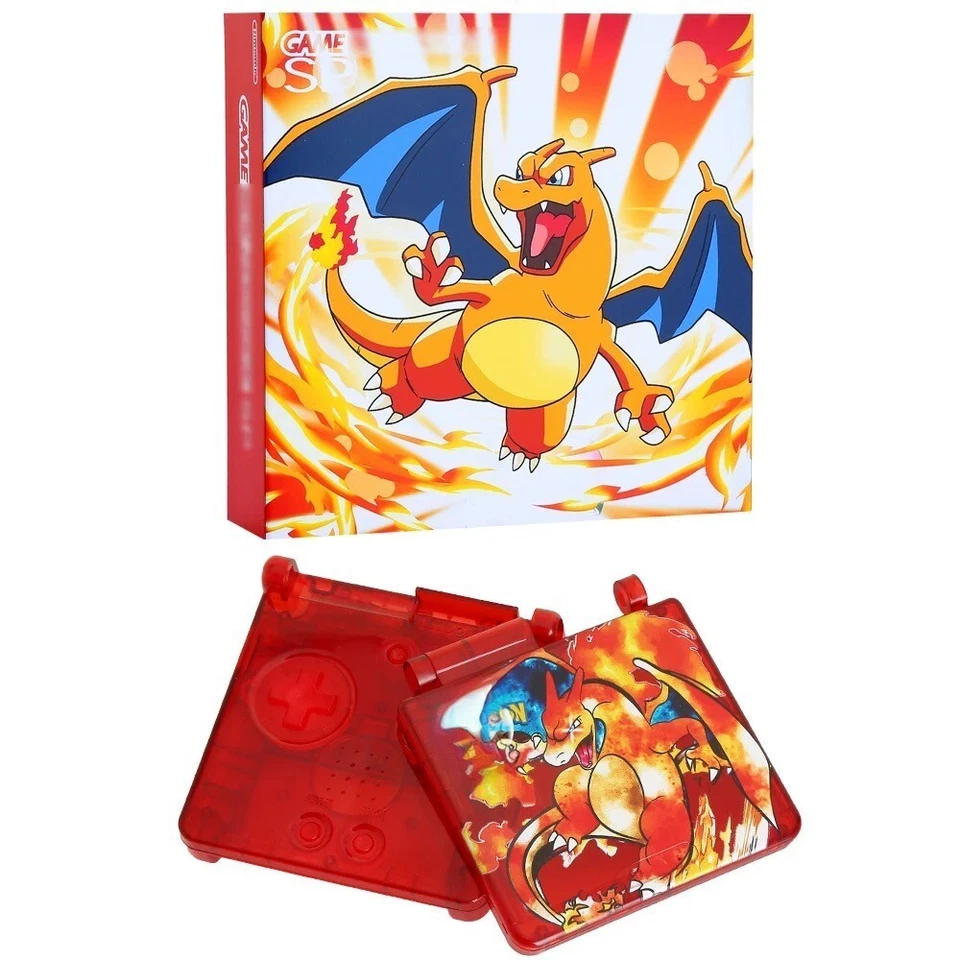 Nintendo Charizard Pokemon Complete Shell Kit Game Boy Advance Sp  Housing GBA - Image 1 of 1