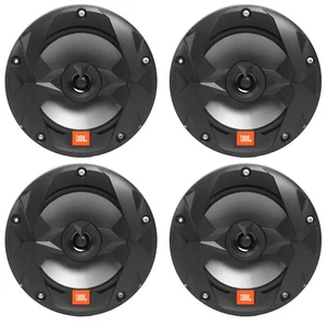 4 x JBL OEM Replacement 6.5" 2-Way Marine Audio Multi-Element Speakers (Black) - Picture 1 of 2