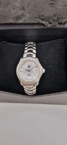 Tag Heuer Link 200 Meters Lady's Bracelet Watch with Diamond Bezel in Tag Box. - Picture 1 of 15