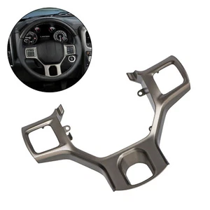 Silver Grey Steering Wheel Trim Bezel For Dodge For Ram 2013-2019 5NN22GFAAA - Picture 1 of 9