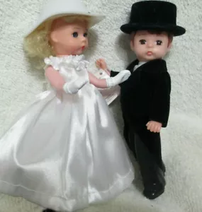 Bride & Groom 5" Madame Alexander Dolls 2001-02 McDonalds Caucasian MIP RETIRED - Picture 1 of 8