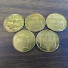 Vintage - Buzzy's Bazzar - Wilkes-Barre Pa - Lot Of 5 Tokens - Very Good