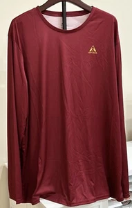 OFF-TRAIL Men's Shirt Performance Wicking Long Sleeve Burgundy Outdoors XXL NWT - Picture 1 of 9