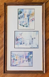 Roungsri Taw Raisanen 3 gerahmt Ltd Ed signierte nummerierte Lithographien von Charleston - Bild 1 von 13