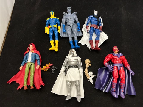 MARVEL Legends LOOSE LOT Of 6. Spymaster, Grey Gargoyle, Citizen V, Dr. Doom Cover