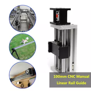 100mm 1605 Ball Screw Spindelantrieb Linearführung Ohne NEMA23 Schritt-motor NEU - Bild 1 von 12