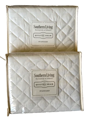 Southern Living Pack de Uno 100% Algodón Belmont Acolchado Estándar Sham 20" X 26" Foto 1 de 3