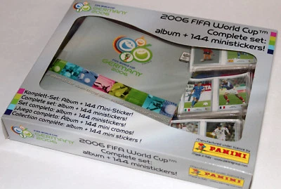 Panini World Cup WM Alemania 2006 - Completa Set Completo Álbum+144 Ministickers - Imagen 1 de 3