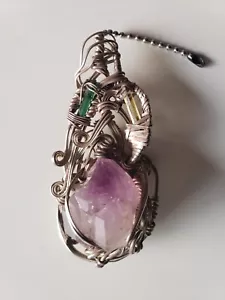 Silver custom Wire Wrap for Ceiling Fan by Sean "Smokey" Smokovich Jewelry 1/1 - Picture 1 of 7