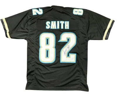 JIMMY SMITH SIGNED PRO STYLE CUSTOM JACKSONVILLE JAGUARS JERSEY W/JSA - Image 1 of 3