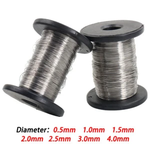 Highly Pure Titanium Wire Diameter 0.5mm - 4mm Various Length Ti TA2 Metal Wires - Picture 1 of 5